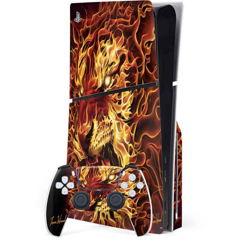 Fire Tiger by Tom Wood PlayStation PS5 Skins